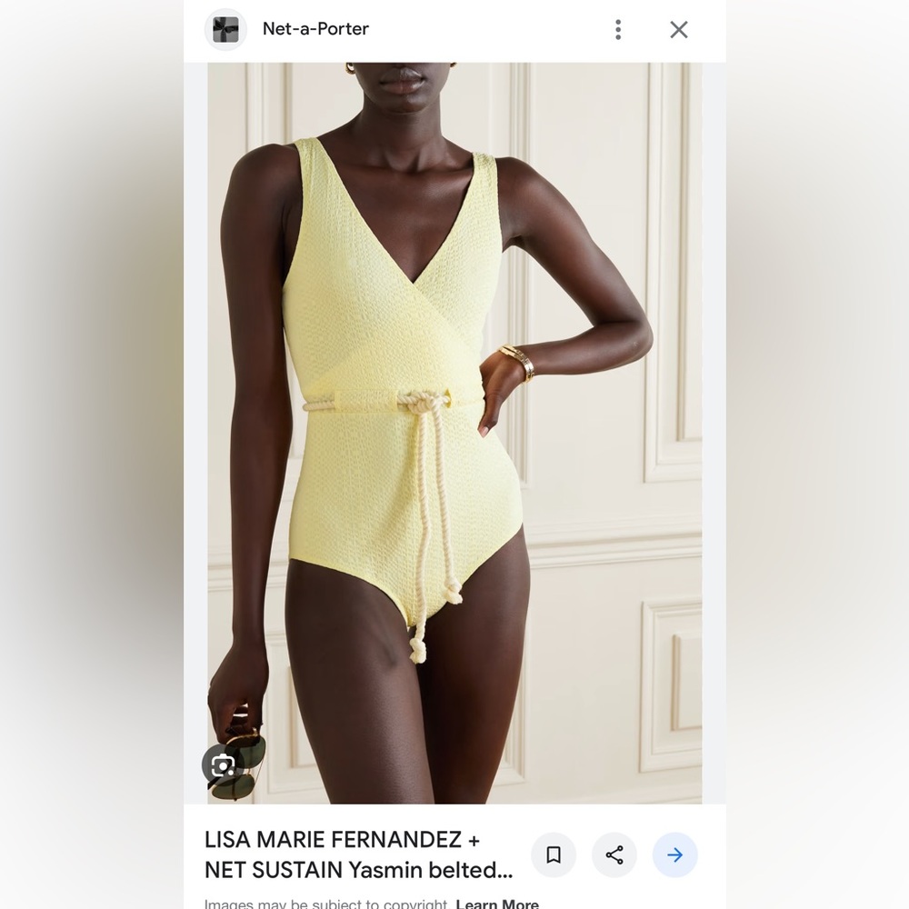 Lisa Marie Fernandez - Yasmin - Butter Yellow - EEUC- size 2 (size S)